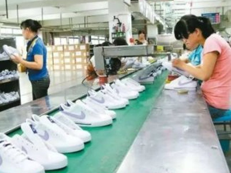 CNDepot community rep haul 2026 — rep shoe factory production line workers